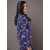 Purple Flourance Printed Design Night Suit For Ladies