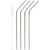 Reusable Metal Stainless Steel Drinking Straw - Pack of 4 PCS