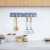 6 Hooks Foldable Wall Hanger For Kitchen