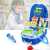 Pretend Play Kitchen & Doctor Briefcase Toy Set For Kids