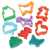 100 Pcs Multi Shapes Cutter for Play Dough & Clay Sand 100 Pcs Multi Shapes Cutter for Play Dough & Clay Sand