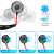 Portable Hanging Rechargeable neck fan for kitchen