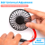 Portable Hanging Rechargeable neck fan for kitchen