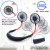 Portable Hanging Rechargeable neck fan for kitchen