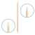 Wooden Cuticle Sticks for Nail Cleaning - Pack of 50 Wooden Cuticle Sticks for Nail Cleaning - Pack of 50