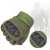 1 Pair Half Finger Tactical Gloves - Green
