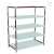 5 Layer Combination Shoes Frame Metal Rack With Cover