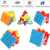 Set of 5 Moyu Meilong Rubik's Cubes - Sticker less