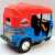 Plastic Pull Back Auto Rickshaw Toy with Sound & Flashing Light