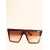 YV Sunglasses Plastic Frame Square Shape
