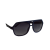 GUCCI Matte Plastic Frame Square Shape Sunglasses
