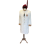 Azlan Shahzad White Sherwani With Ban For Men - Only SherwaniAzlan Shahzad White Sherwani With Ban For Men - Only Sherwani