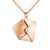 Love Letter Envelop Hidden Necklace Pendant for Couples