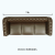 Gulzar Vintage Chesterfield Sofa