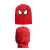 Kid's Cotton Blend Superhero Dress 4 To 6 Years - Red & Blue Kid's Cotton Blend Superhero Dress 4 To 6 Years - Red & Blue