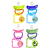 1 Pcs Baby Pacifier Cute Cartoon Shape Pacifier