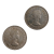 United Kingdom One Shilling Set of 2 Coins (1954-1970)