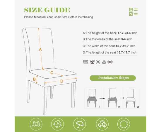 Water Resistant Suede Velvet Chair Covers - Emerald Green