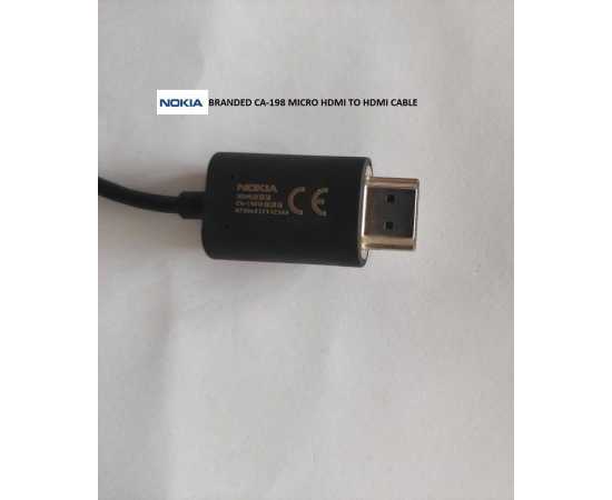 Branded CA-198 OEM Micro HDMI to HDMI Cable