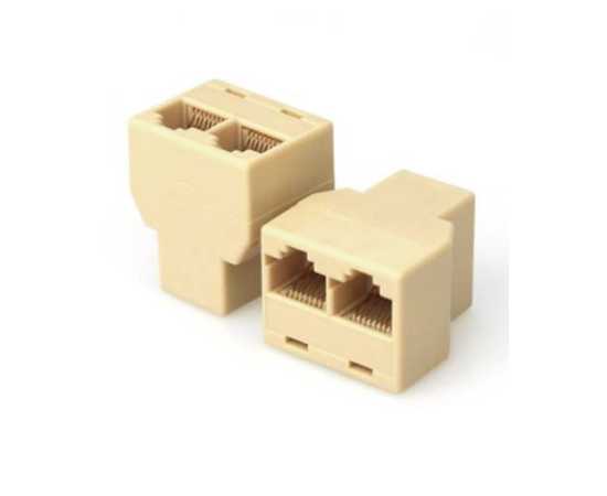 RJ45 1+2 LAN Ethernet Splitter Connector Network Switch