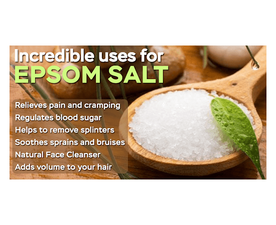 1KG Epsom Salt Natural Mineral Fertilizer/Beauty Health