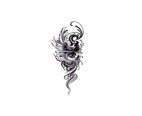 Eyes phoenix Flash Temporary Tattoo Sticker