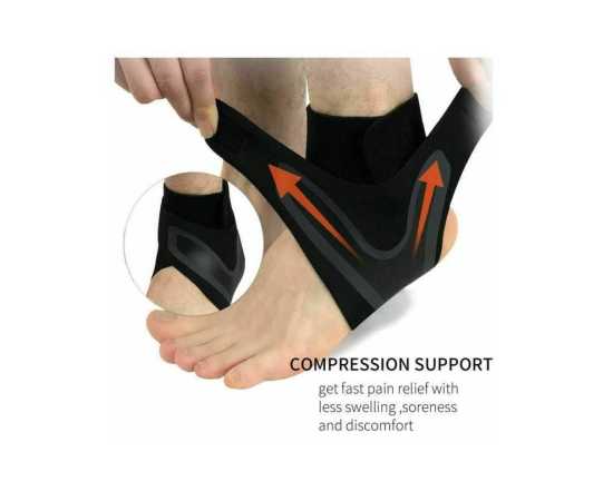 Adjustable Foot Ankle Support Belt For Injury Pain - 1 Pair