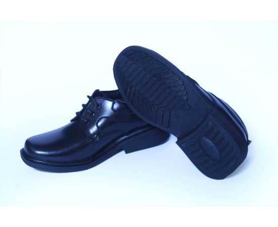 Black Boys School Synthetic Lashes Shoes