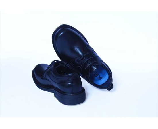 Black Boys School Synthetic Lashes Shoes