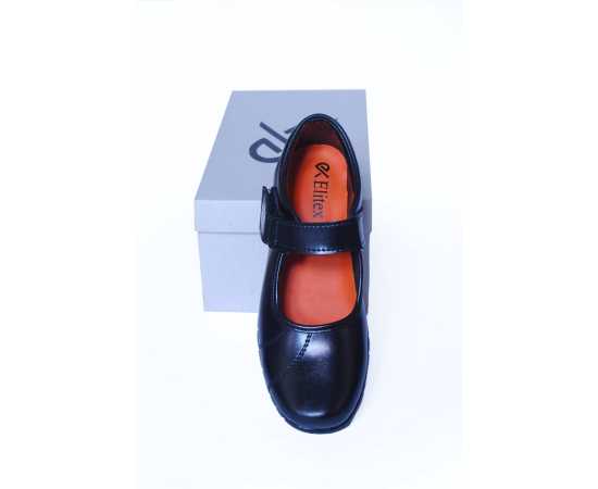 Black Color Girls Black School Shoes Elegant, Comfortable, Durable and high quality by Elitex Shoes