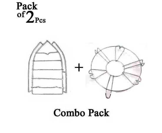 Hot Iron & Hot Pot Stand - Combo Pack of 2 Piece