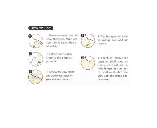 Temporary Tattoo Sticker