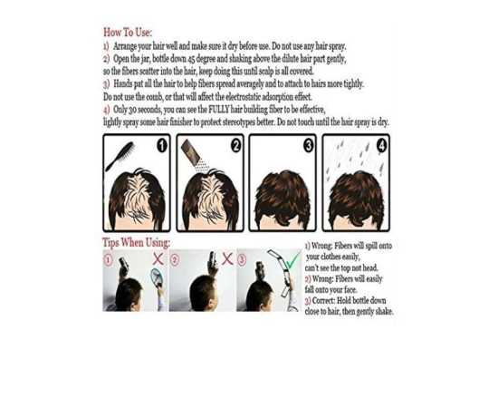 Caboki Hair Building Fibers Powder Black - 25 Gram