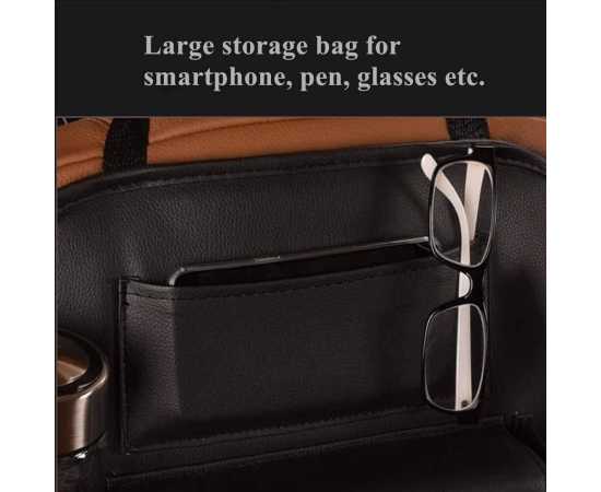 Leather Car Seat Back Organizers