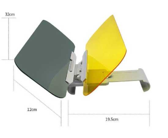 Car Day Night Anti Glare Mirror Light Protector