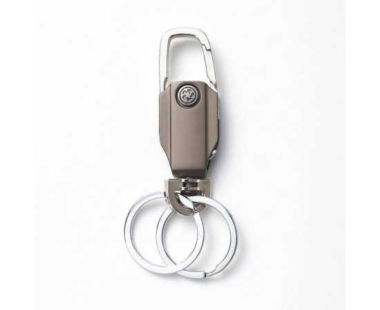 Double Ring Lock Metal Key Chain