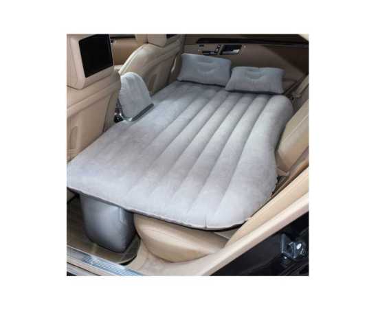 Universal Car Air Mattress Travel Bed Inflatable - Gray