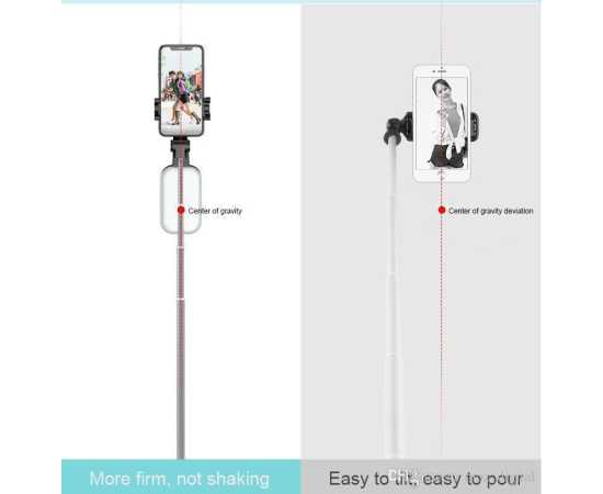 Portable Metal Selfie Stick Live Support Bluetooth Remote Control Selfie Tripod
