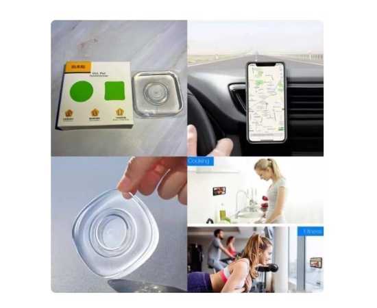 Gel Pad Nanotechnology Sticker Holder Versatile phone holderGel Pad Nanotechnology Sticker Holder Versatile phone holder