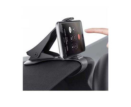 Universal Instrument Panel Car Holder - Black