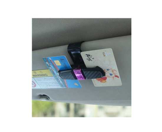 Portable Auto Fastener Car Eyeglasses Clip Ticket Card Clamp Sun Visor Sunglasses Holder