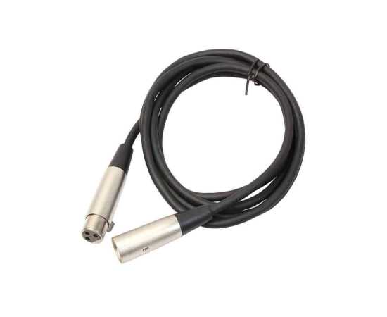 XLR Female To XLR Male Cable 2m - Black