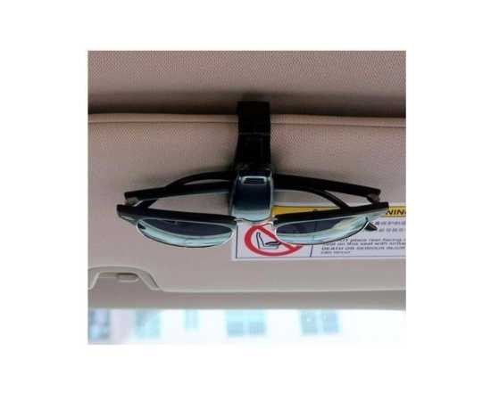 Portable Auto Fastener Car Eyeglasses Clip Ticket Card Clamp Sun Visor Sunglasses Holder