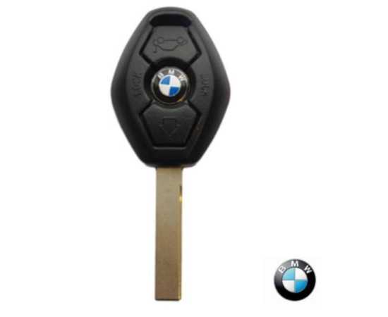3 Button Key Shell Case Cover Fit for BMW 3 5 Series