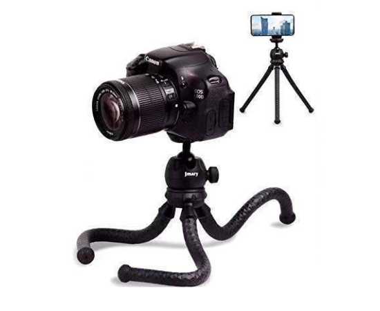 Jmary MT-25 - Mini Portable Flexible Tripod Stand for Mobile Phones & Cameras