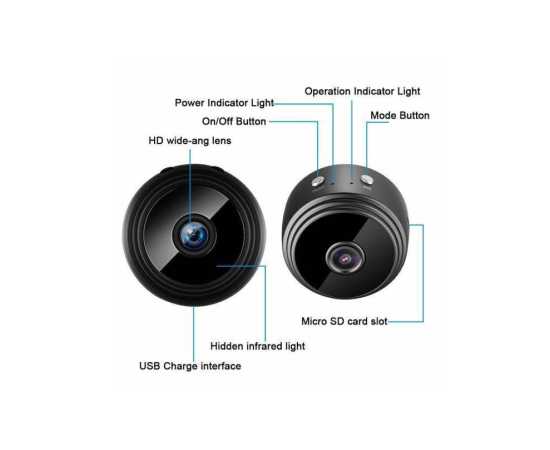A9 HD 1080p Magnetic Wifi IP Mini Camera - 1 Piece A9 HD 1080p Magnetic Wifi IP Mini Camera - 1 Piece
