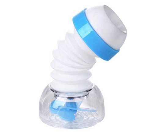 Water Saver Tap Aerators 360° Rotate Faucet Swivel Bath Tap Adapter Filter - Blue
