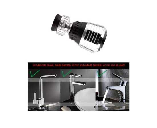 360 Degree Rotatable Water Saving Tap for Kitchen