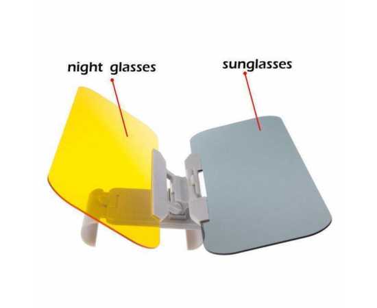 Car Day Night Anti Glare Mirror Light Protector
