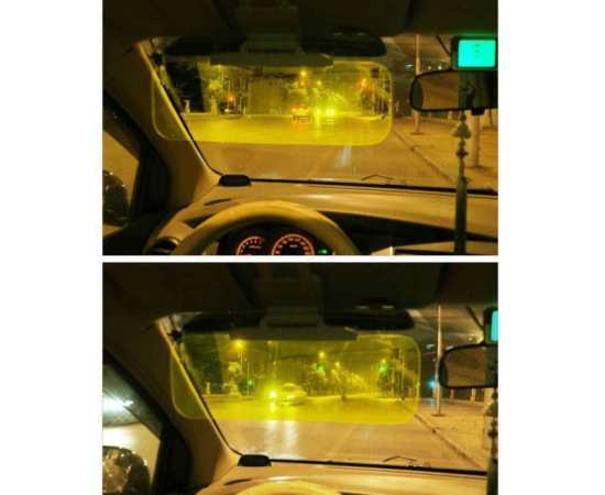 Car Day Night Anti Glare Mirror Light Protector